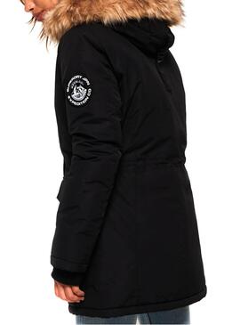Parka Superdry Ashley Everest Noir Femme