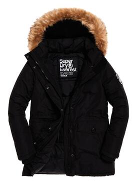 Parka Superdry Ashley Everest Noir Femme