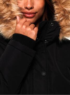 Parka Superdry Ashley Everest Noir Femme