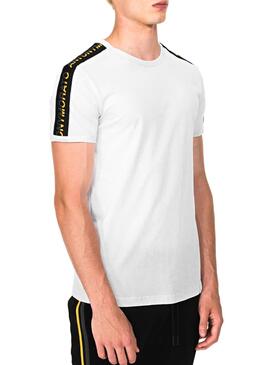 T-Shirt Antony Morato Logo Tape Blanc Homme