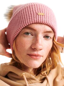 Bonnet Superdry Heritage Rose Femme