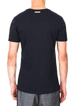 T-Shirt Antony Morato Flock Bleu Pour Homme