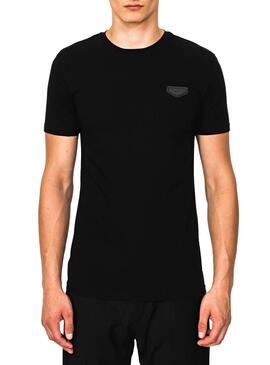 T-Shirt Antony Morato Patch Noir Pour Homme