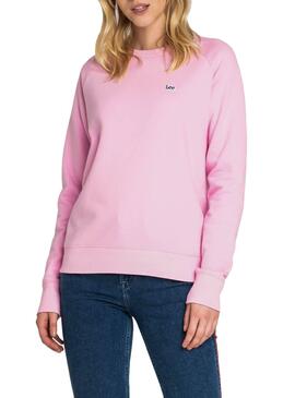 Sweat Lee Plain Rose Femme