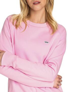 Sweat Lee Plain Rose Femme