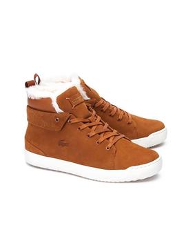 Bottines Lacoste Explorateur Camel Homme