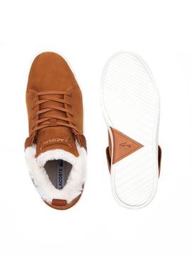 Bottines Lacoste Explorateur Camel Homme