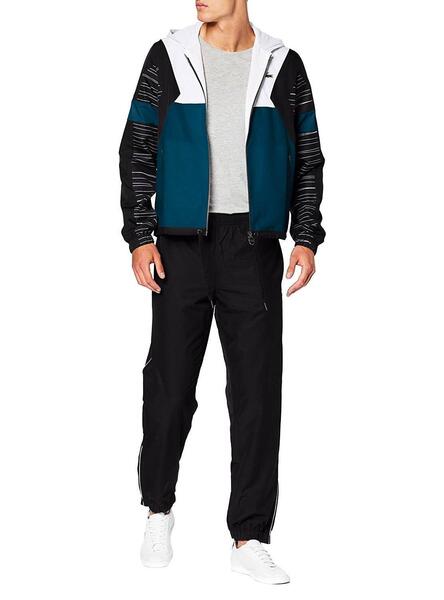 Survetement lacoste capuche deals