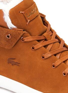 Bottines Lacoste Explorateur Camel Homme