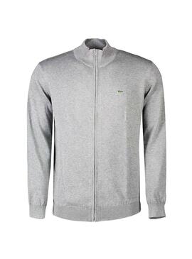 Sweat Lacoste Tricot Gris Homme