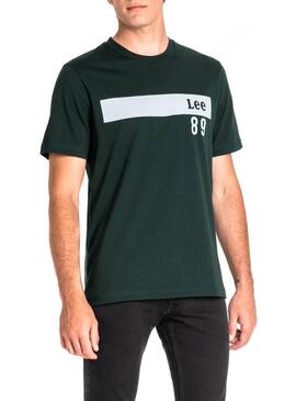T-Shirt Lee Tech Vert Homme
