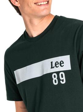 T-Shirt Lee Tech Vert Homme