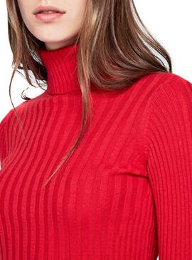 Pull Pepe Jeans Kim Rouge Femme