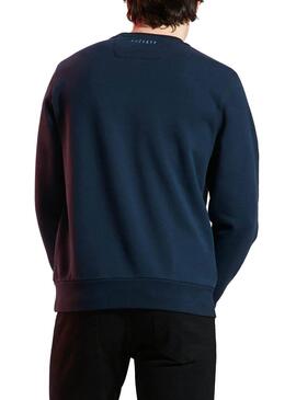 Sweat Hackett Aston Martin Bleu Homme