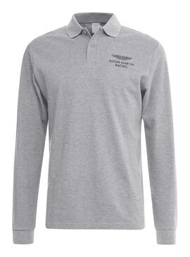 Polo Hackett Aston Martin Racing Gris Homme