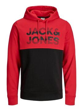 Sweat Jack and Jones Milla Rouge Homme