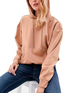 Sweat Only Abra Beige Femme