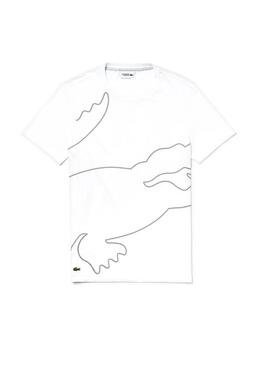 T-Shirt Lacoste TH3492 Blanc Hommes