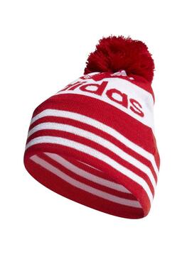 Bonnet Adidas Jacquard Rouge Enfante et Fille