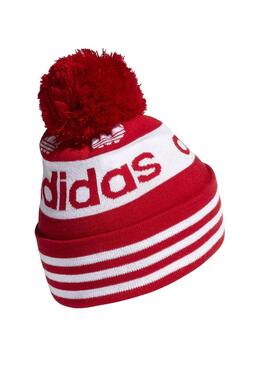 Bonnet Adidas Jacquard Rouge Enfante et Fille