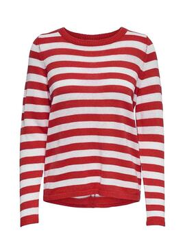 Pull Only Dorthea Rouge Femme