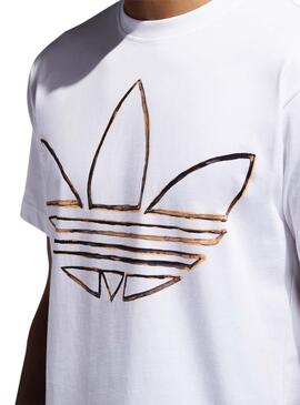 T-Shirt Adidas Aquarelle Blanc Pour Homme