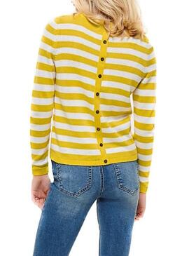 Pull Only Dorthea Jaune Femme