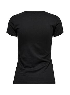 T-Shirt Only Pacey Black Femme