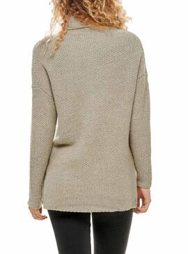 Pull Only Taliya Beige Femme