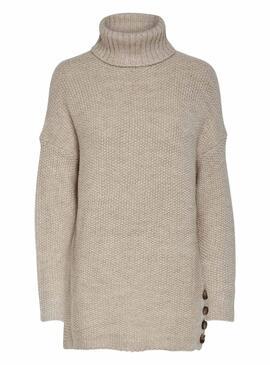 Pull Only Taliya Beige Femme