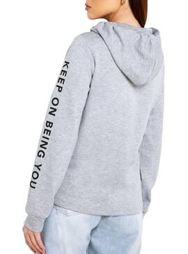 Sweat Only Clair Gris Femme