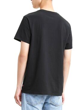 T-Shirt Levis Noir Star Wars R2D2 Pour Homme
