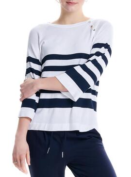 Sweater Only Mila Stripe White