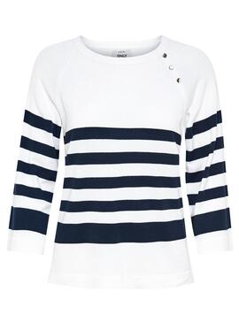 Sweater Only Mila Stripe White