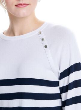 Sweater Only Mila Stripe White