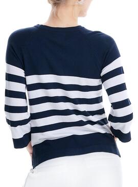 Pull Only Mila Stripe Bleue