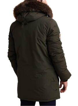Parka Superdry Everest Vert Kaki Homme