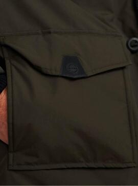 Parka Superdry Everest Vert Kaki Homme
