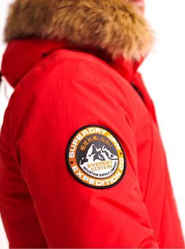 Parka Superdry Everest Rouge Homme