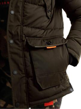 Parka Superdry Chinook Vert Homme