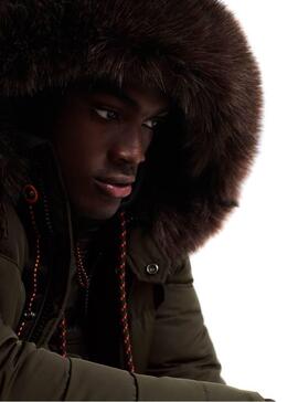 Parka Superdry Chinook Vert Homme