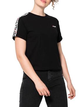 T-Shirt Fila Adalmiina Noir Pour Femme