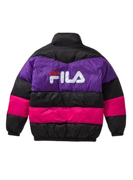 Veste Fila Reilly Colorblock Noir Pour Femme