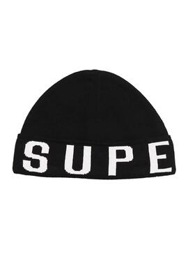 Bonnet Superdry Logo urbain noir Femme et Homme