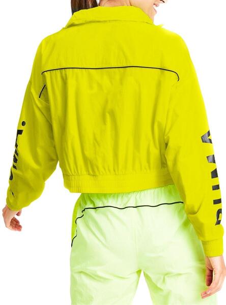 veste puma femme jaune