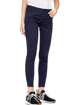 Jeans Jeans Pepe Lola BA68 Marin Femme