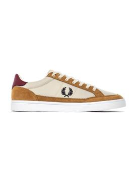 Baskets Fred Perry Deuce Maille Tapioca Homme