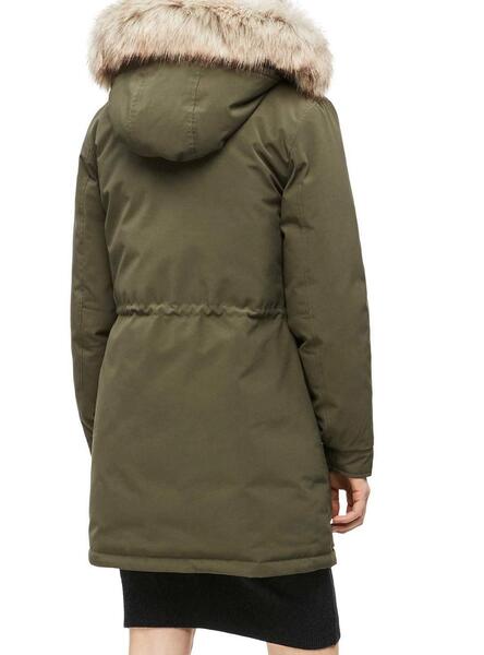Calvin Klein Parka De Plumes Vert Pour Femme