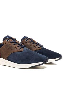 Baskets Pepe Jeans Jayker Mix Marine Homme