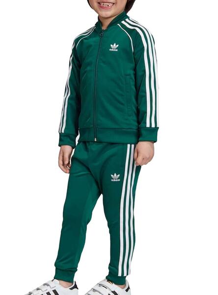 survetement adidas gris et vert